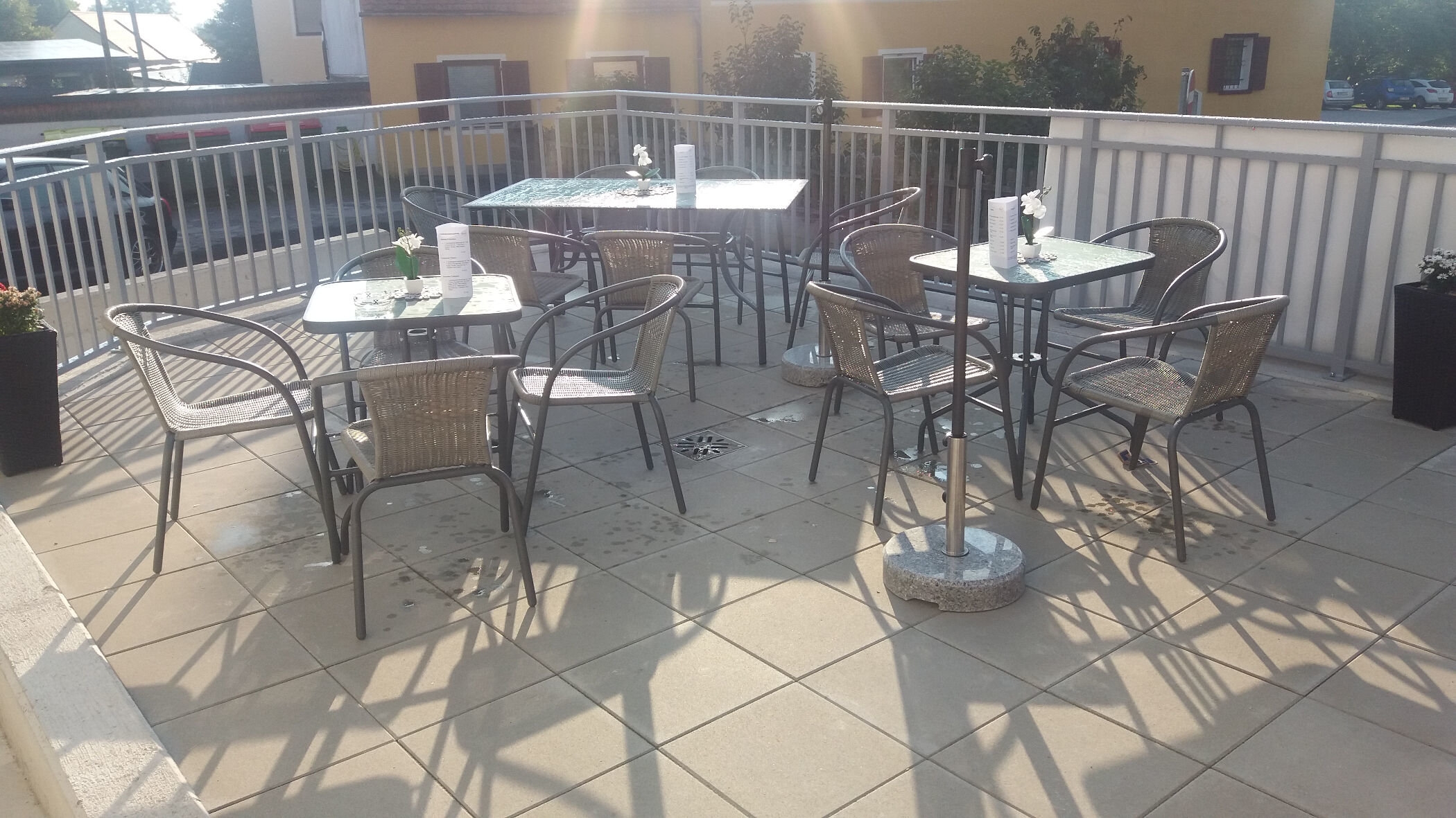 Terrasse des Café Posch