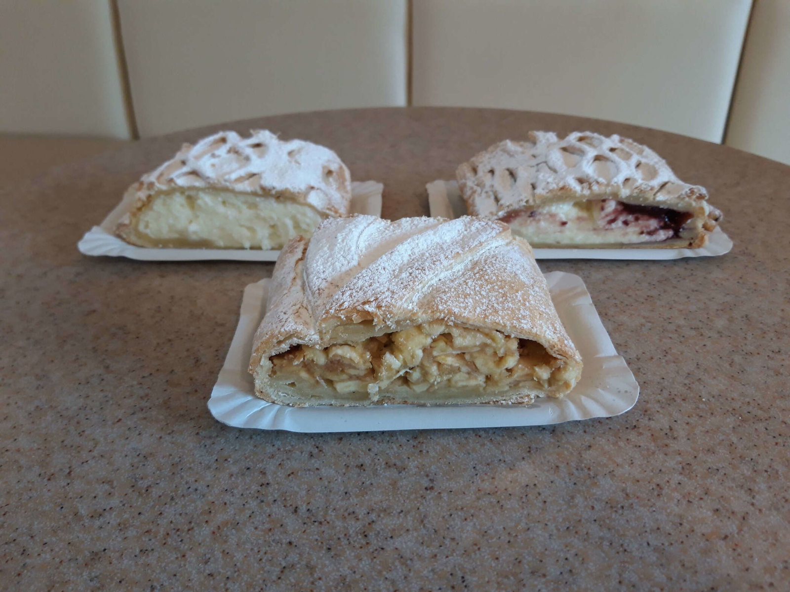 verschiedene Strudel der Bäckerei Posch