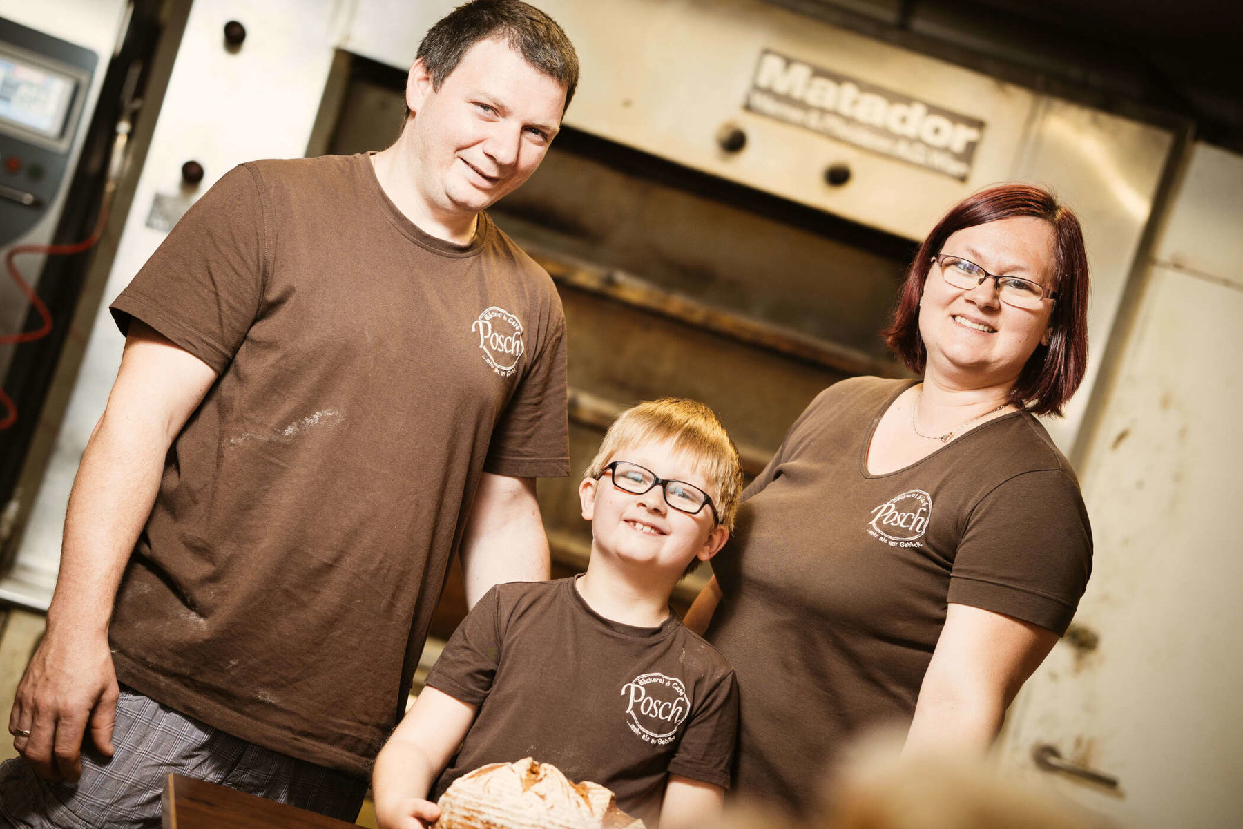 Familie der Bäckerei & Cafe Posch